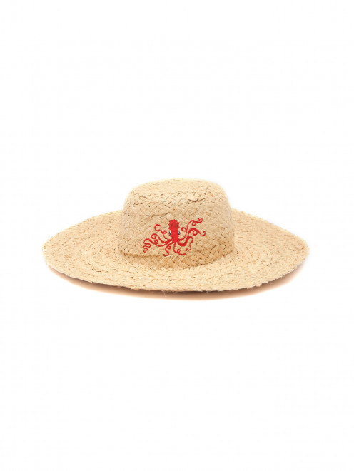 Шляпа из соломы с вышивкой Paul Smith - Общий вид