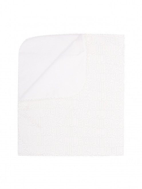 Одеяло из хлопка с логотипом Roberto Cavalli - Общий вид