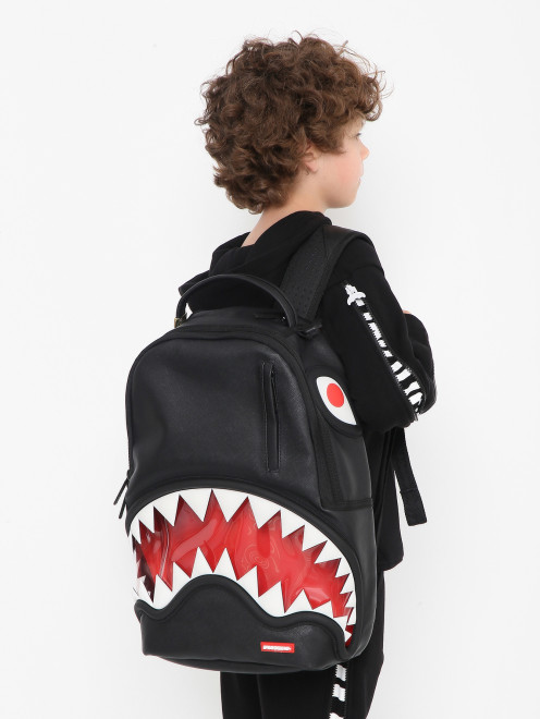 Комбинированный рюкзак с узором Sprayground - МодельВерхНиз