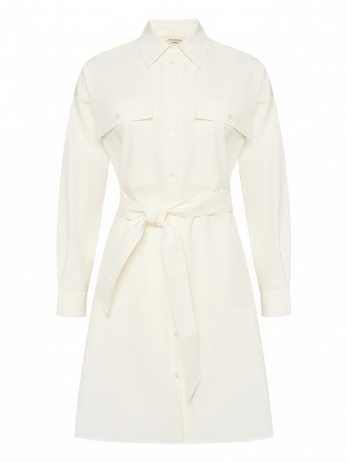 Свободное платье из хлопка с карманами Weekend Max Mara - Общий вид