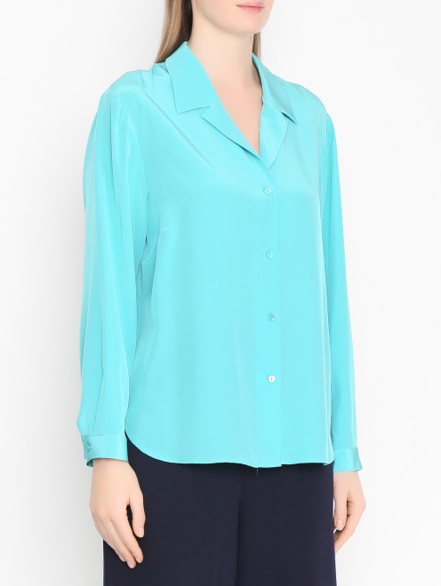 Блуза-рубашка из шелка Luisa Spagnoli - МодельВерхНиз