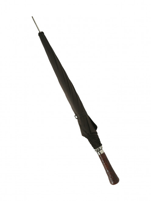 Зонт-трость с ручкой из кожи Walking Sticks - Обтравка1
