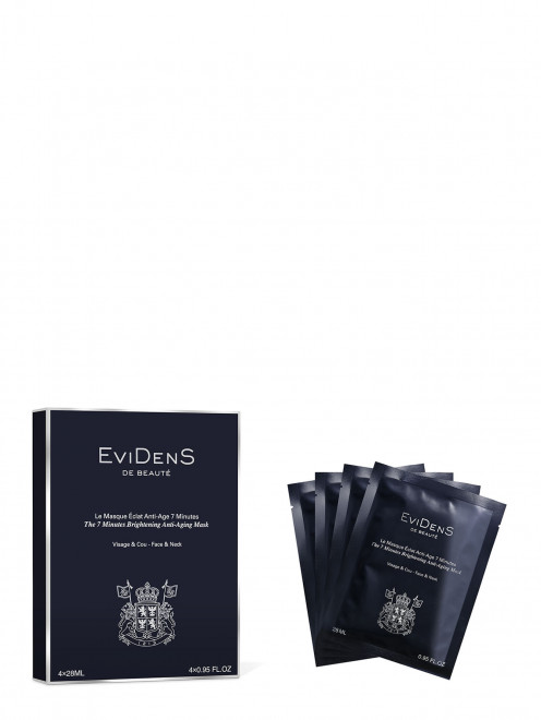 7 минутная маска для сияния кожи лица и шеи, 4 шт EviDenS de Beaute - Общий вид