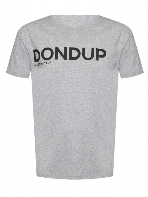 Футболка из хлопка с логотипом Dondup - Общий вид