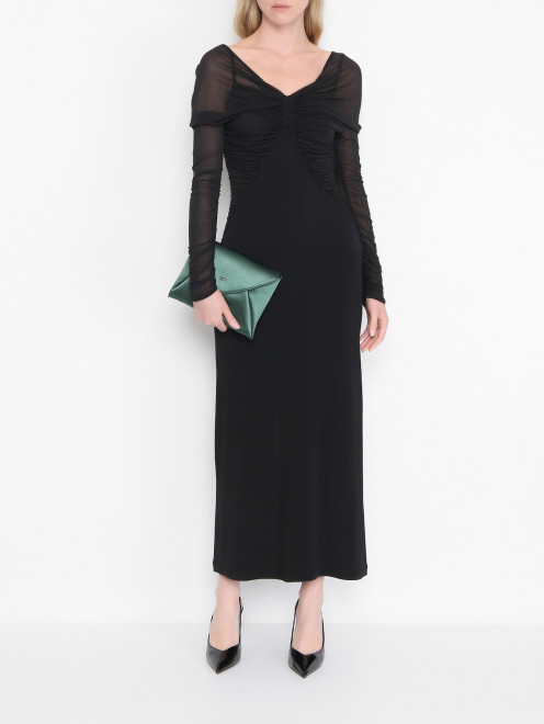Платьес декоративной драпировкой Max Mara - МодельОбщийВид