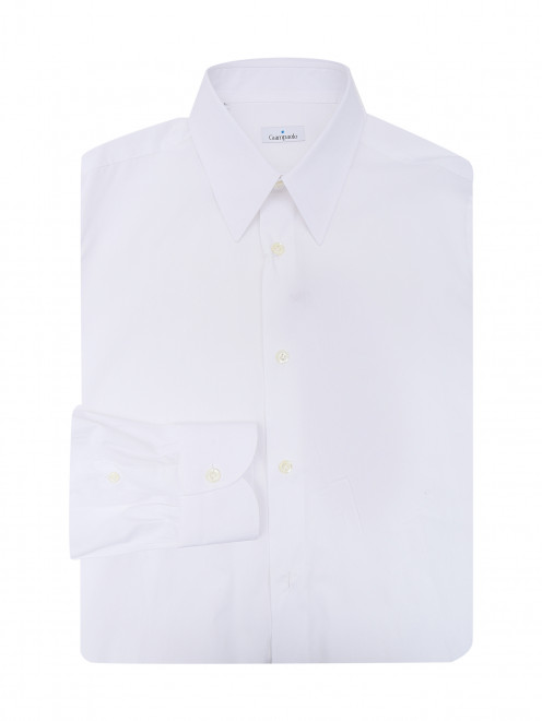 Рубашка из хлопка приталенного кроя Giampaolo - Общий вид