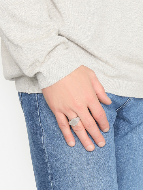 Серебряное кольцо с фактурным покрытием Tateossian - МодельОбщийВид