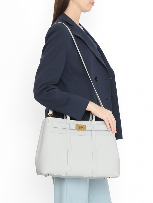 Сумка из кожи с золотой фурнитурой Fiore bags - МодельВерхНиз