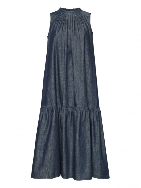 Платье-миди из хлопка с карманами Weekend Max Mara - Общий вид