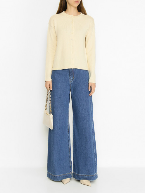 Кардиган из хлопка Weekend Max Mara - МодельОбщийВид