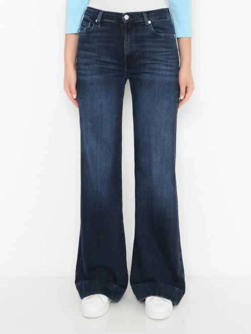 Джинсы клеш из хлопка 7 For All Mankind - МодельВерхНиз