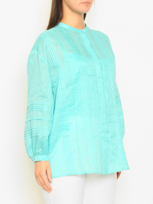 Блуза с рукавами 3/4 из рами Marina Rinaldi - МодельВерхНиз
