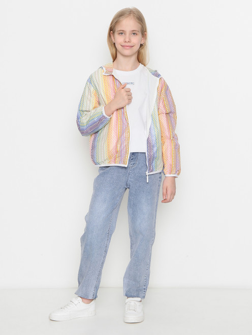 Куртка с узором и капюшоном Missoni - МодельОбщийВид