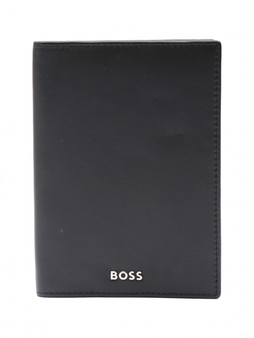 Обложка для паспорта из кожи Boss - Общий вид