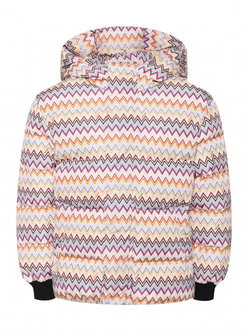 Пуховик с узором Missoni - Общий вид