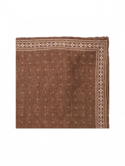 Карманный платок из шерсти и хлопка Eleventy - Общий вид