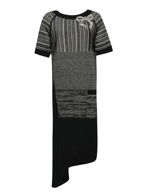 Платье свободного кроя с узором и декоративной отделкой Antonio Marras - Общий вид