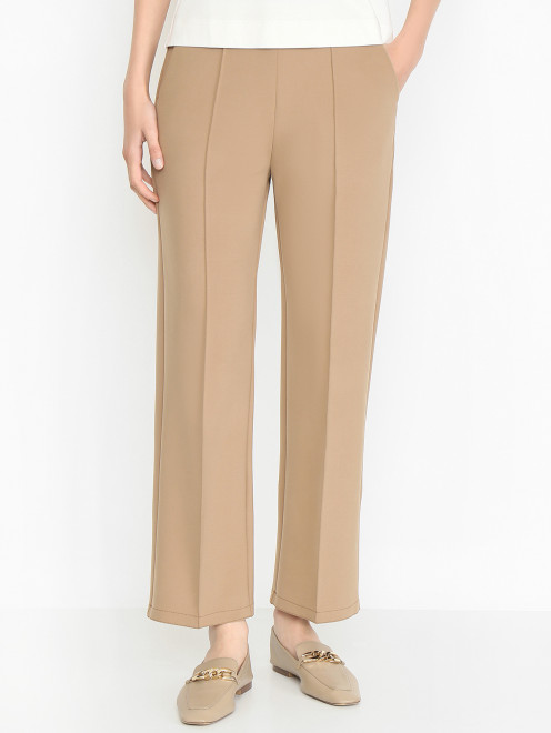 Трикотажные брюки со стрелками Max Mara - МодельВерхНиз