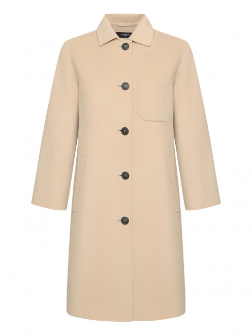 Пальто из шерсти с карманами Weekend Max Mara - Общий вид