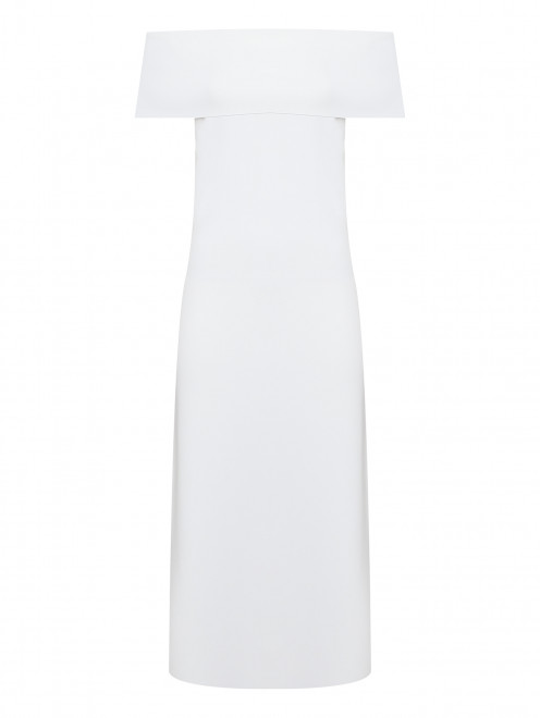 Трикотажное платье с открытыми плечами Max Mara - Общий вид
