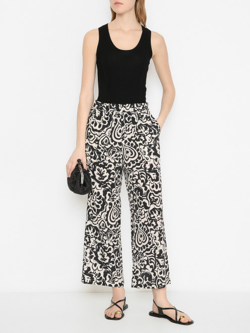 Трикотажный топ на широких бретелях Weekend Max Mara - МодельОбщийВид