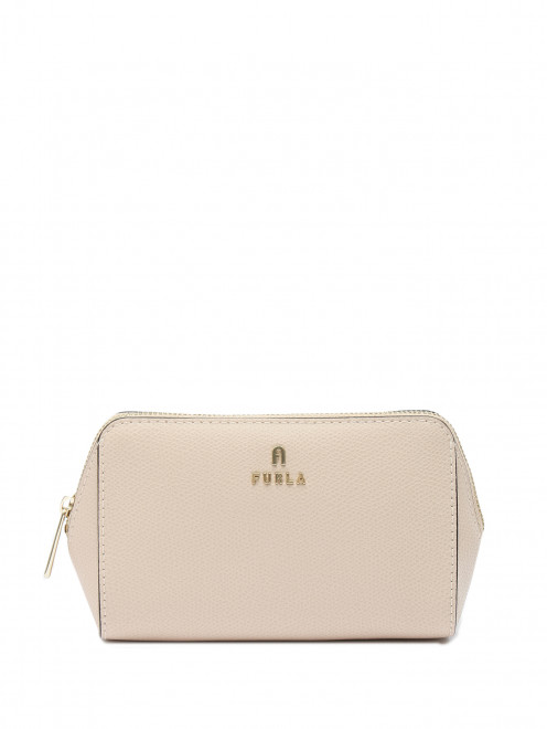 Косметичка из кожи на молнии Furla - Общий вид