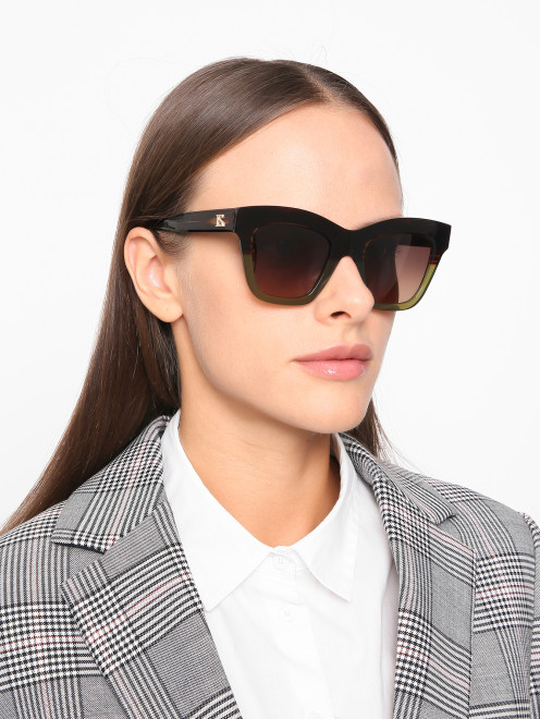 Солнцезащитные очки с узором Luisa Spagnoli - МодельОбщийВид