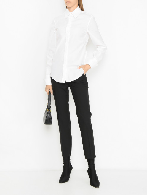 Шерстяные брюки со стрелками Max Mara - МодельОбщийВид