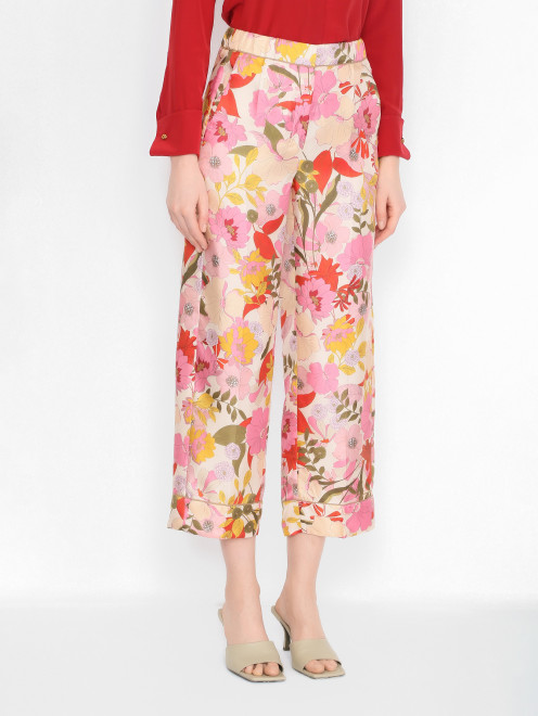 Брюки из шелка Max Mara - МодельВерхНиз
