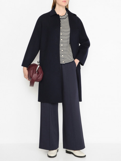 Пальто из шерсти с карманами Weekend Max Mara - МодельОбщийВид