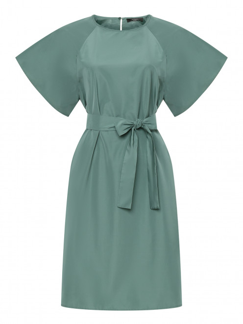 Платье с короткими рукавами и поясом Weekend Max Mara - Общий вид