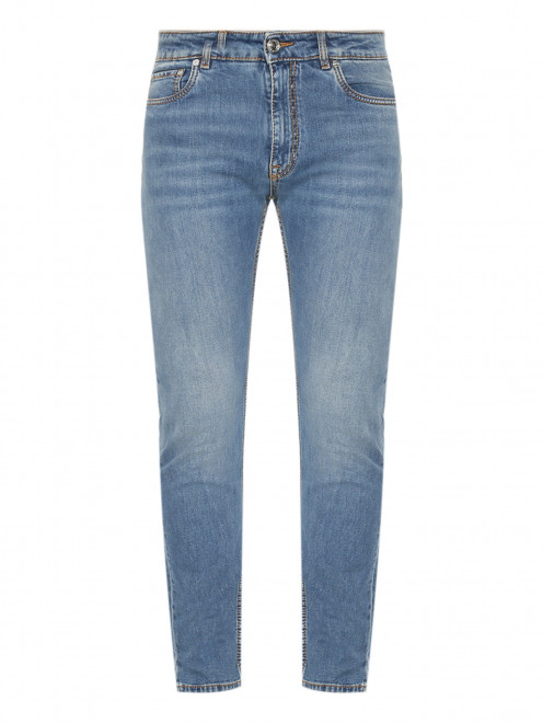 Зауженные джинсы из хлопка Etro - Общий вид