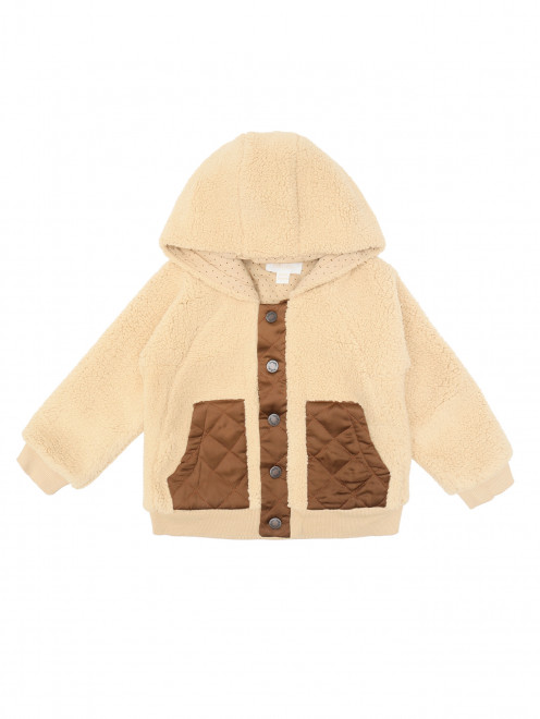 Комбинированная куртка с капюшоном Babybu - Общий вид