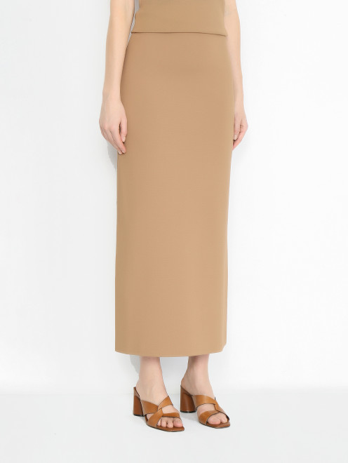 Трикотажная юбка-макси Max Mara - МодельВерхНиз