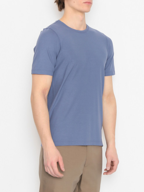 Базовая футболка из хлопка LARDINI - МодельВерхНиз