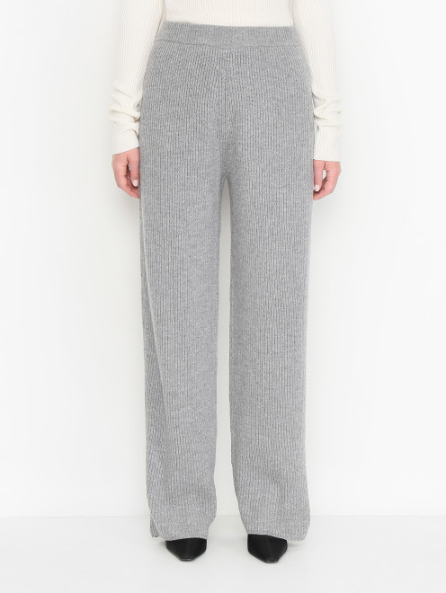 Трикотажные брюки из шерсти Sportmax - МодельВерхНиз