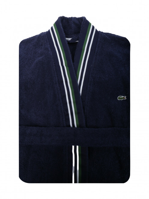 Халат из хлопка с декором Lacoste - Общий вид