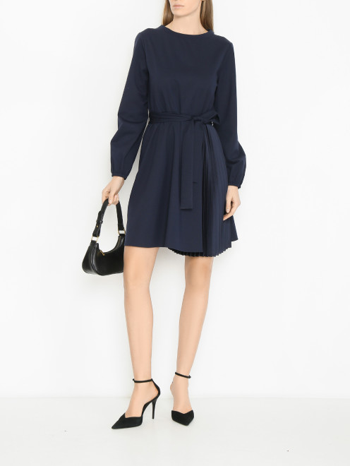 Платье трикотажное со вставками плиссе Weekend Max Mara - МодельОбщийВид