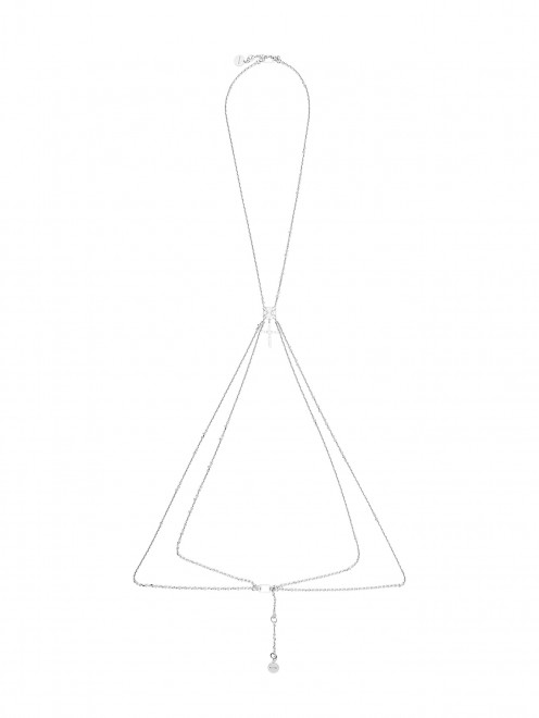 Нательная цепь с подвеской из латуни Rushev - Общий вид