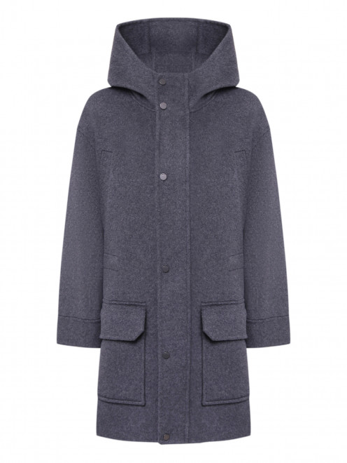 Пальто с капюшоном и карманами Gulliver Select - Общий вид