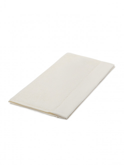Салфетка для рук из хлопковой махровой ткани с фактурным орнаментом по канту Frette - Общий вид