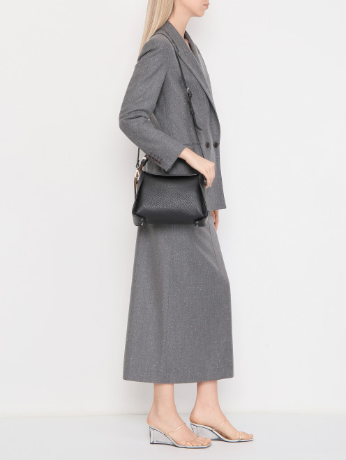 Сумка из крупнозернистой кожи Gianni Chiarini - МодельВерхНиз