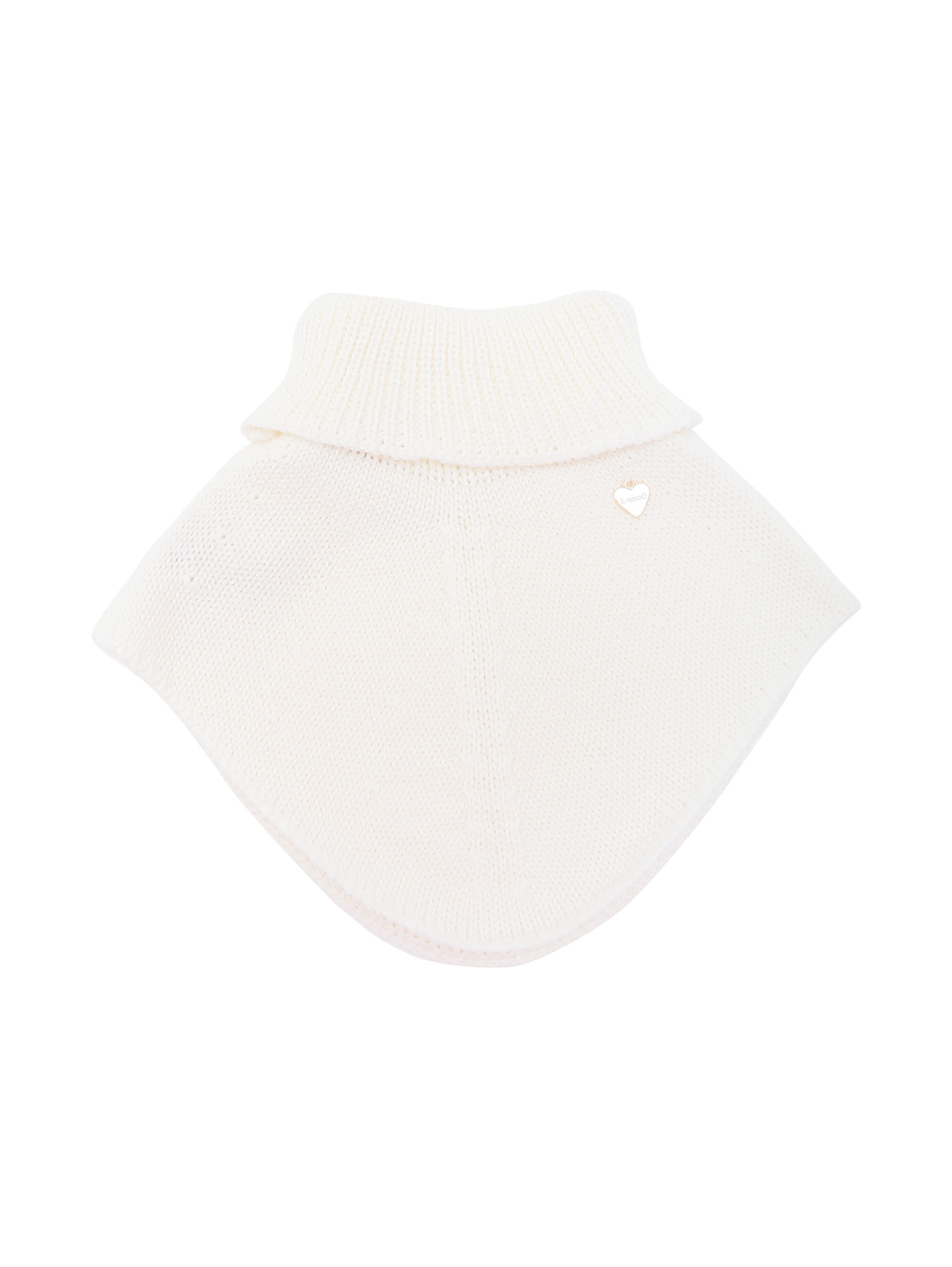 Шерстяной однотонный воротник