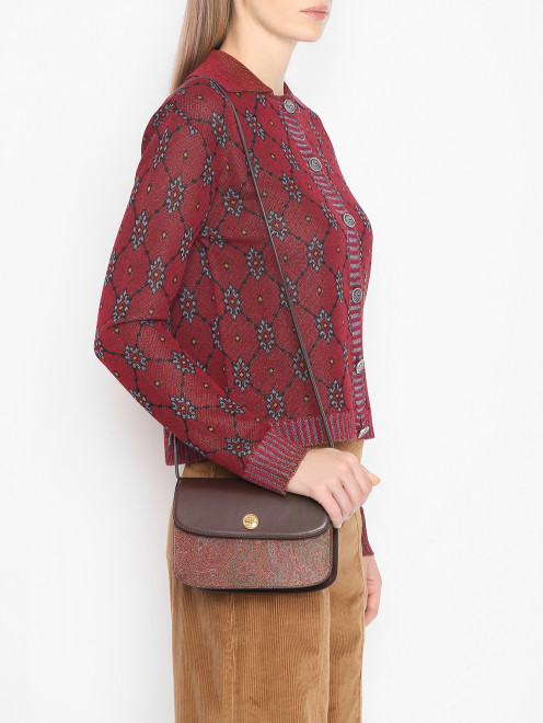 Сумка с узором пейсли Etro - МодельВерхНиз