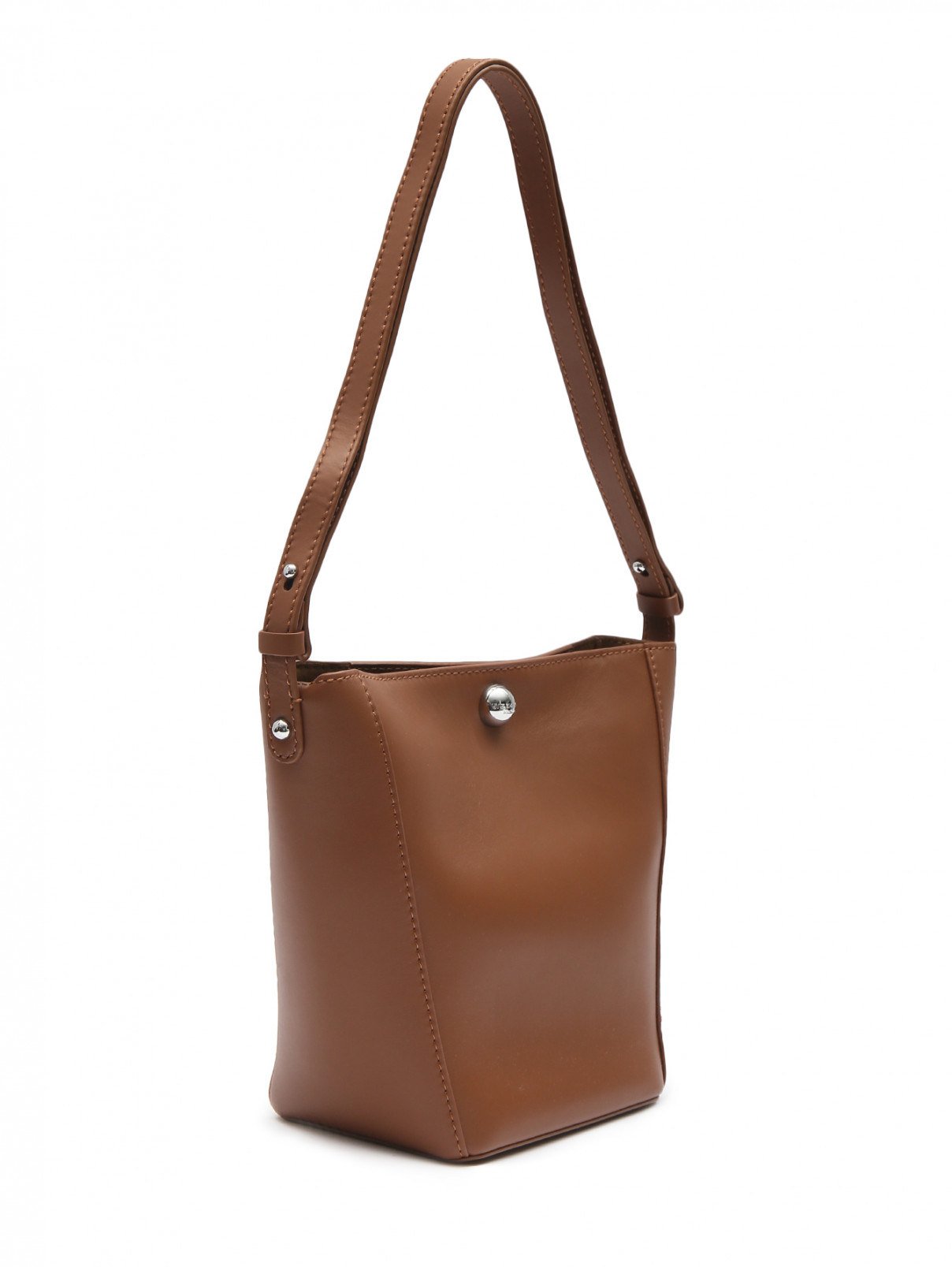 Weekend Max Mara карамельная кожаная сумка с косметичкой (819576