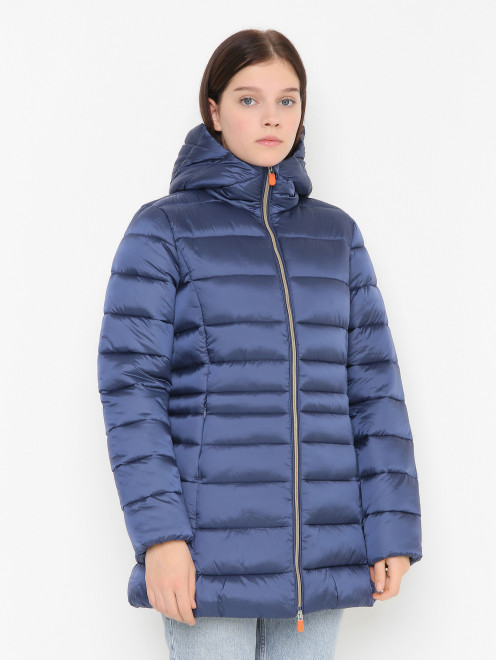 Утепленное пальто с карманами Save the Duck - МодельВерхНиз