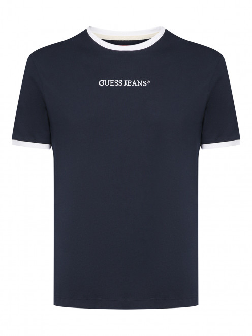Футболка с контрастной отстрочкой Guess - Общий вид
