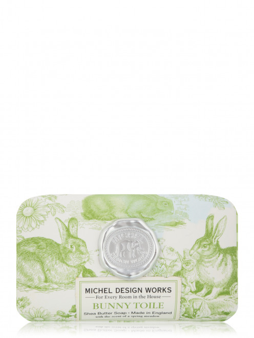 Мыло в бумажной обертке Bunny Toile 246 г 11х7х5 см MichelDesignWorks - Общий вид