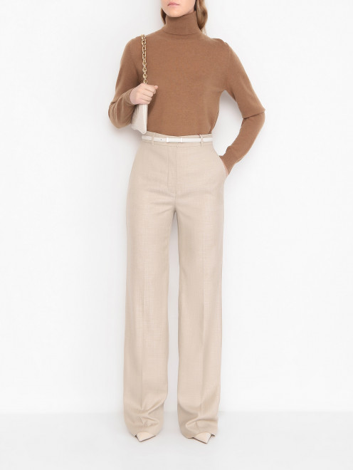 Брюки из смешанной шерсти Max Mara - МодельОбщийВид