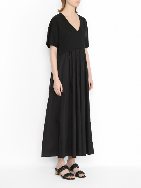 Платье-макси из хлопка Weekend Max Mara - МодельВерхНиз